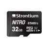 Strontium Nitro 32GB Micro SDHC Memory Card 85MB/s UHS-I U1 Class 10 High Speed (SRN32GTFU1QR) SRN32GTFU1R