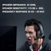 Ant Value H110 Computer 3.5Mm Wired Crystal Sound On Ear Headphone with Microphone Noise Cancelling Mic& Audio Controls,for Pc/Mac/Laptop,Comfort-Fit