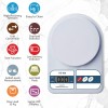 beatXP Kitchen Scale Multipurpose Portable Electronic Digital Weighing Scale | Weight Machine With Back Light LCD Display | White | 10 Kg