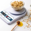 beatXP Kitchen Scale Multipurpose Portable Electronic Digital Weighing Scale | Weight Machine With Back Light LCD Display | White | 10 Kg