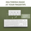 Acer Wireless Keyboard & Mouse Combo with Attractive Durable Design, 2.4GHz Nano Receiver (White/Grey) Acer Wireless Keyboard & Mouse Combo with Attractive Durable Design, 2.4GHz Nano Receiver (White/Grey)