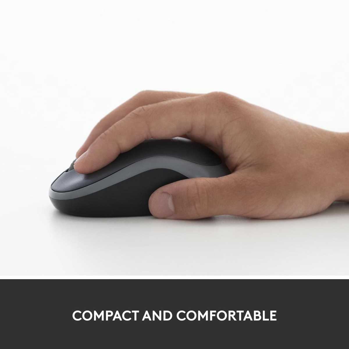 Logitech M186 Wireless Mouse, 2.4GHz with USB Mini Receiver, 12-Month Battery Life, 1000 DPI Optical Tracking, Ambidextrous, Compatible with PC, Mac Logitech M186 Wireless Mouse, 2.4GHz with USB Mini Receiver, 12-Month Battery Life, 1000 DPI Optical Tracking, Ambidextrous, Compatible with PC, Mac