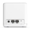 Mercusys Halo H30G(2-pack) Mesh Router 2.4 GHz, 5 GHz 1300 Mbps Wifi Speed Dual Band Internal Antenna Ethernet (Cable Broadband) (White)