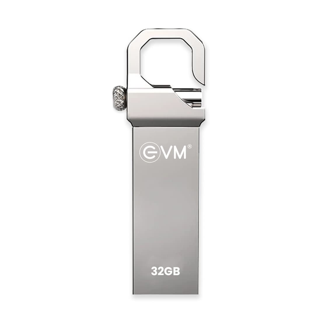 EVM EnStore 32GB Metal USB 2.0 Flash Drive - High Read Speeds up to 15MB/s & Write Speeds up to 8MB/s - Durable Metal Casing - Ideal for Data Transfer