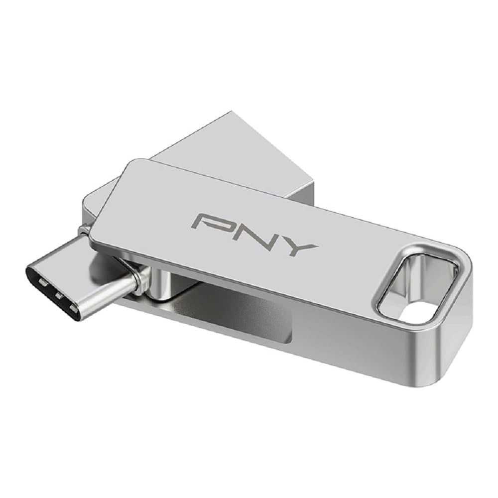 PNY USB 3.2 Flash Drive/Pen Drive 64GB Dual OTG Type-C Type-A - Duo Link B0D7C3CS79