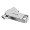 PNY USB 3.2 Flash Drive/Pen Drive 64GB Dual OTG Type-C Type-A - Duo Link B0D7C3CS79