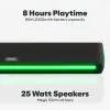 GOVO GoSurround 300 | 25W Bluetooth Sound bar, 2000 mAh Battery, 2.0 Channel with 52mm Drivers
