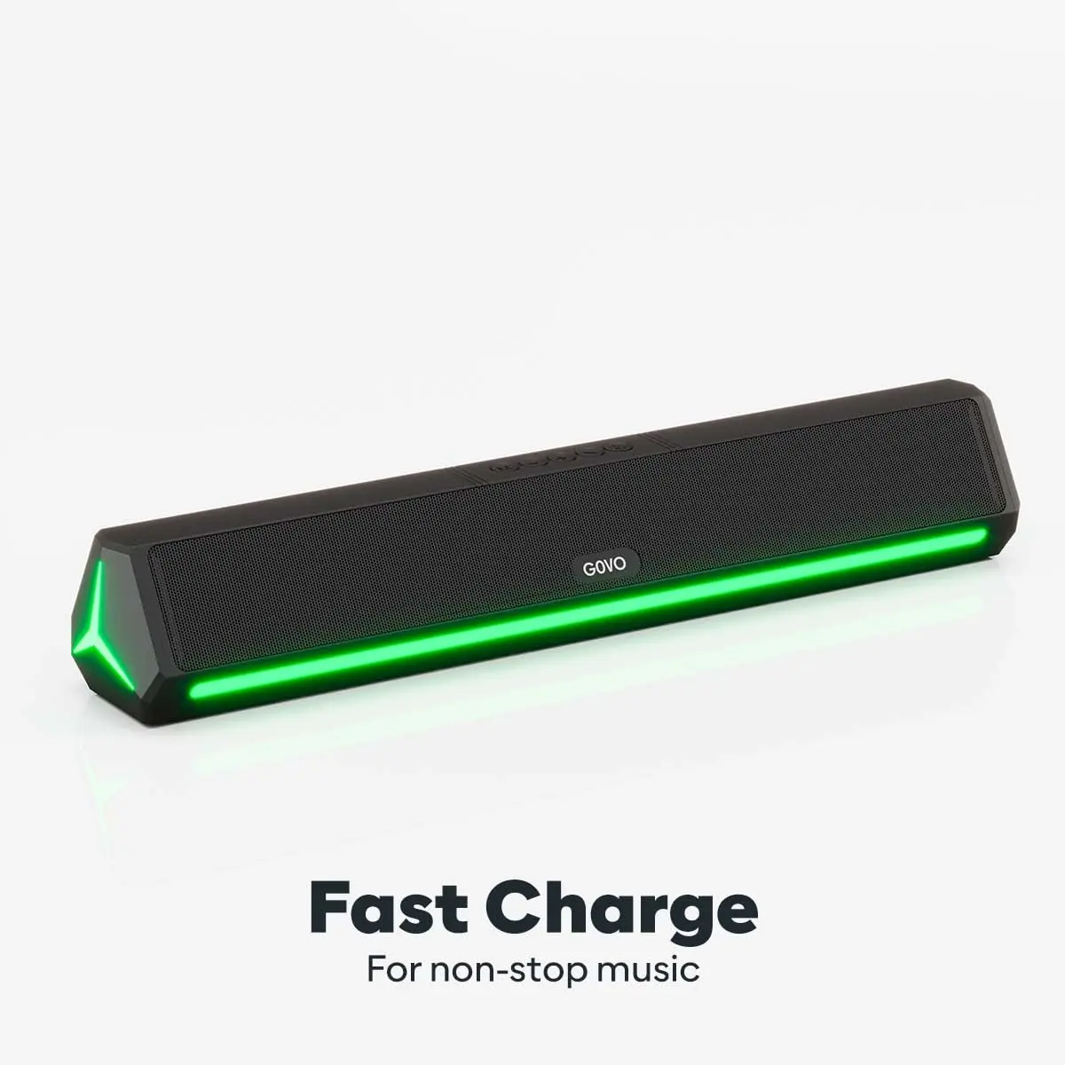 GOVO GoSurround 300 | 25W Bluetooth Sound bar, 2000 mAh Battery, 2.0 Channel with 52mm Drivers
