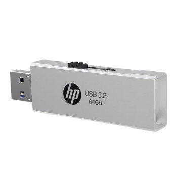 HP 818w 64GB USB 3.2 Flash Drive Silver Metal 8Y6S9AA