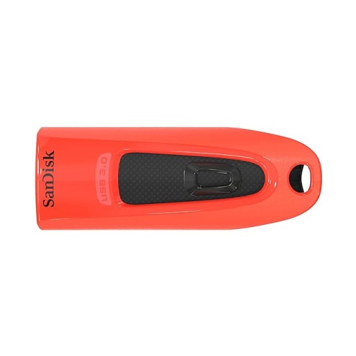 SanDisk Ultra USB 3.0 Flash Drive, CZ48 32GB, USB3.0, Stylish Sleek Design, Red SDCZ48-032