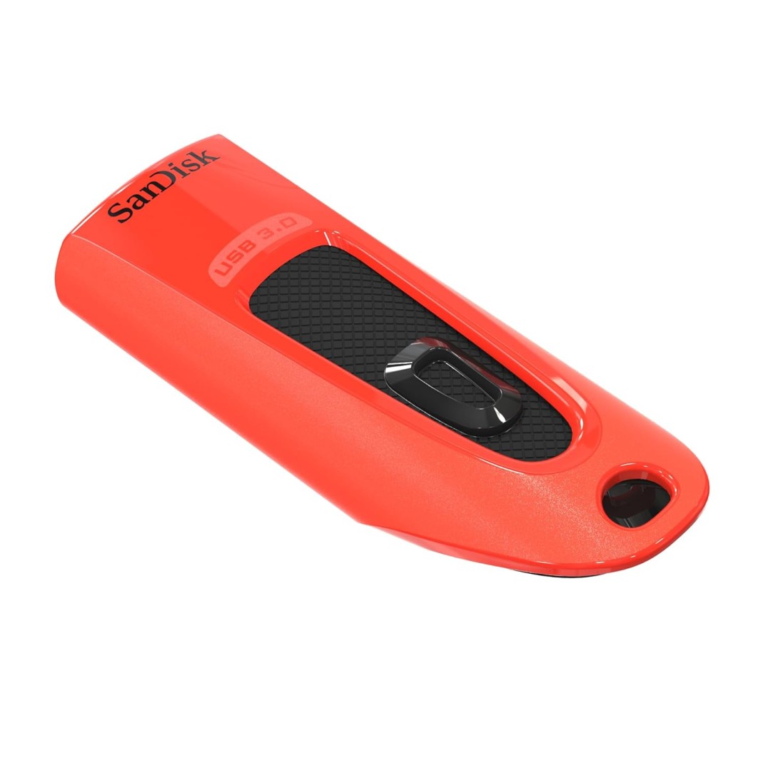 SanDisk Ultra 64GB, USB 3.0, Flash Drive, Upto 130MB/s R, Pendrive, Red 6196591458