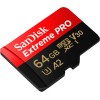 SanDisk Extreme Pro 64GB microSDXC UHS-I, V30, 200MB/s Read, 90MB/s Write, Memory Card for 4K Video on Smartphones SDSQXCU-064G-GN6MA