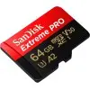SanDisk Extreme Pro 64GB microSDXC UHS-I, V30, 200MB/s Read, 90MB/s Write, Memory Card for 4K Video on Smartphones SDSQXCU-064G-GN6MA