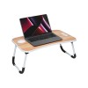 Amazon Basics Engineered Wood Foldable Laptop Table with Cup Holder, Tablet Groove and Mini Drawer (60L x 40W x 26H cm, Brown) Amazon Basics Engineered Wood Foldable Laptop Table with Cup Holder, Tablet Groove and Mini Drawer (60L x 40W x 26H cm, Brown)