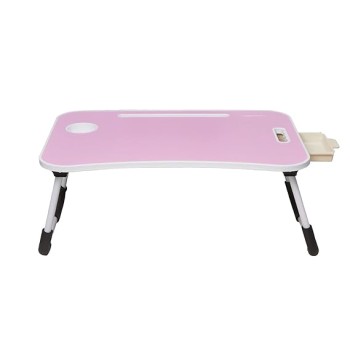 Amazon Basics Engineered Wood Foldable Laptop Table with Cup Holder, Tablet Groove and Mini Drawer (60L x 40W x 26H cm, Pink) Amazon Basics Engineered Wood Foldable Laptop Table with Cup Holder, Tablet Groove and Mini Drawer (60L x 40W x 26H cm, Pink)