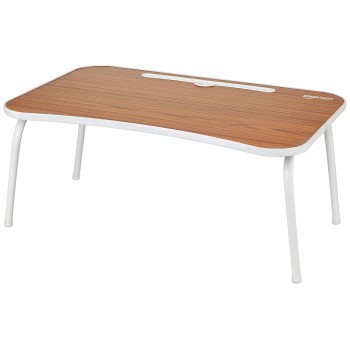 Amazon Basics Multipurpose Foldable Wood Laptop Table-Brown CA-24-Brow