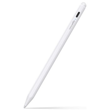Amazon Basics Universal Stylus Pen for Touch Screens-Android, iOS (iPad and iPad Pro)-Fine-Point Stylus Pen (White) AB23AUS02
