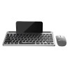 Amazon Basics Wireless Keyboard and Mouse Set with Bluetooth multiconnect, 2.4GHz Receiver,1600 DPI, Smartphone ABIKM05