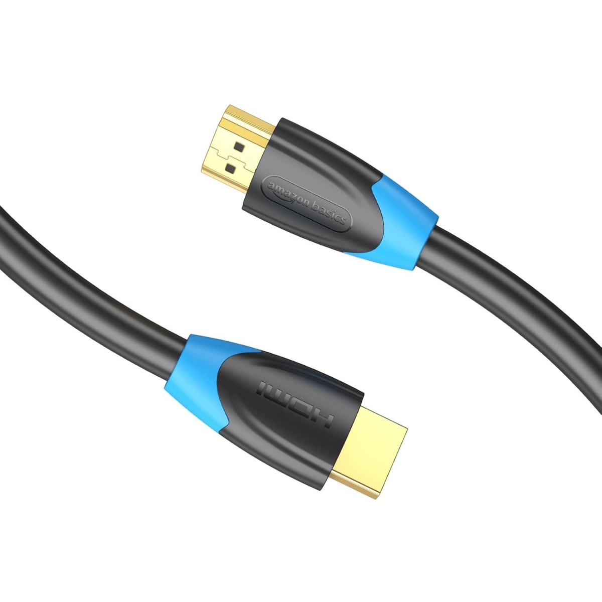 amazon basics HDMI Cable, High Speed, Supports 3D, 4K@60Hz, ARC and CEC Extension, Gold-Plated Connectors, Compatible (2 Meters)