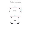 GoRogue Stud Foldable Wooden Mini Lapdesk for Couch, Sofa Bed, Study Tray Table Stand for Writing (Beige), 40 Centimeters, 60 Centimeters GoRogue Stud Foldable Wooden Mini Lapdesk for Couch, Sofa Bed, Study Tray Table Stand for Writing (Beige), 40 Centimeters, 60 Centimeters