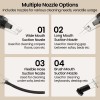 Portronics Mopcop Rechargeable Handheld Vacuum Cleaner for Home & Car, Washable HEPA Filter, Multi-Function Nozzles, Deep Cleaning, Cordless, Dry