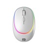 Portronics Toad IV Bluetooth Mouse with 2.4 GHz Wireless (Dual Connectivity), Rechargeable, Connect up to 3 Devices, RGB Lights, Adjustable Optical