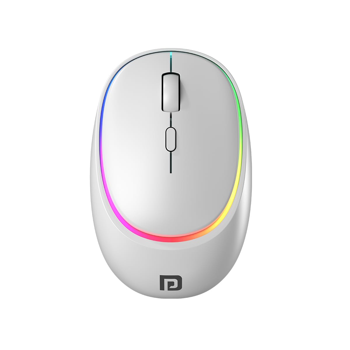 Portronics Toad IV Bluetooth Mouse with 2.4 GHz Wireless (Dual Connectivity), Rechargeable, Connect up to 3 Devices, RGB Lights, Adjustable Optical