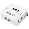 Lapster HDMI to AV, 1080P HDMI to 3RCA,AV Composite Video Audio Converter Adapter Supports PAL/NTSC with USB Charge Cable