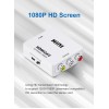 Lapster HDMI to AV, 1080P HDMI to 3RCA,AV Composite Video Audio Converter Adapter Supports PAL/NTSC with USB Charge Cable