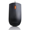 Lenovo 300 Wired Plug & Play USB Mouse, High Resolution 1600 DPI Optical Sensor, 3-Button Design with clickable Scroll Wheel, Ambidextrous, Ergonomic