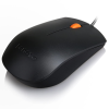 Lenovo 300 Wired Plug & Play USB Mouse, High Resolution 1600 DPI Optical Sensor, 3-Button Design with clickable Scroll Wheel, Ambidextrous, Ergonomic