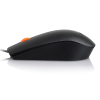 Lenovo 300 Wired Plug & Play USB Mouse, High Resolution 1600 DPI Optical Sensor, 3-Button Design with clickable Scroll Wheel, Ambidextrous, Ergonomic