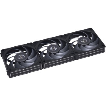 LIAN LI UNI Fan P28 120 Triple Pack Blackwith a Fan Speed Controller 12P283B