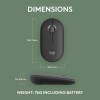 Logitech Pebble Mouse 2 M350s Slim Bluetooth Wireless Mouse, Portable, Lightweight, Customisable Button Logitech Pebble Mouse 2 M350s Slim Bluetooth Wireless Mouse, Portable, Lightweight, Customisable Button