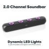 Govo GOBoult GOBOLD GoSurround 320 | 50W Bluetooth SoundBar, 4000 Mah Battery, 2.0 Channel with 58Mm Drivers (Platinum Black) Govo GOBoult GOBOLD GoSurround 320 | 50W Bluetooth SoundBar, 4000 Mah Battery, 2.0 Channel with 58Mm Drivers (Platinum Black)