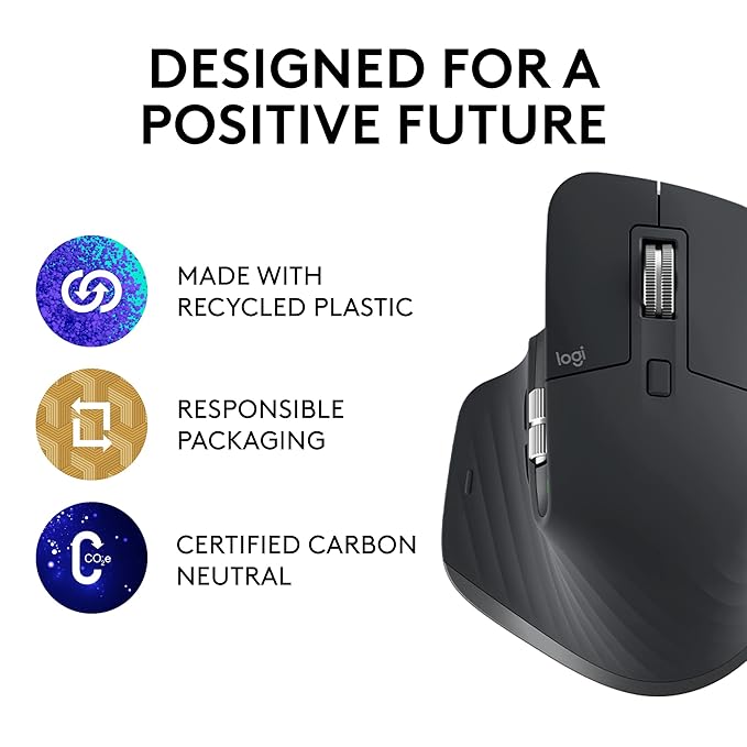Logitech MX Master 3S with Free Adobe Subscription - Wireless Performance Mouse -Graphite Logitech MX Master 3S with Free Adobe Subscription - Wireless Performance Mouse -Graphite