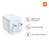 27W Superfast Charging USB Adapter Compatible with Xiaomi A1, Redmi Note Series| (Only Adapter- White) ‎27w-chr