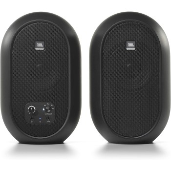 JBL Professional Series 104-BT Compact Desktop Reference Monitors with Bluetooth, Speaker Black JBL104-BT
