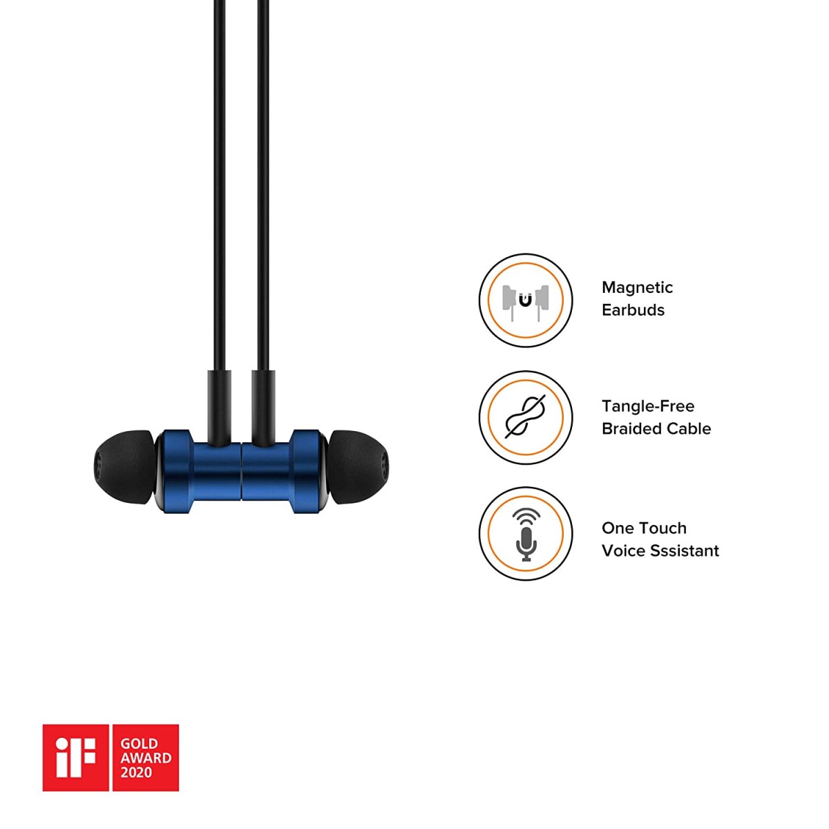 Mi Dual Driver in-Ear Wired Earphone, 10mm & 8 mm Dynamic Drivers Braided Cable (Black) 25009