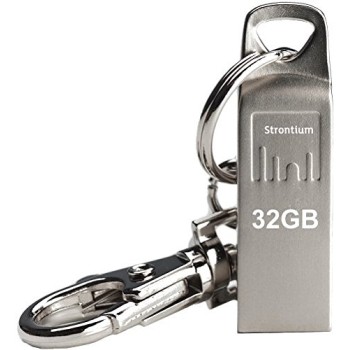 Strontium Ammo 32GB 2.0 USB Pen Drive (Silver) SR32GSLAMMO-1