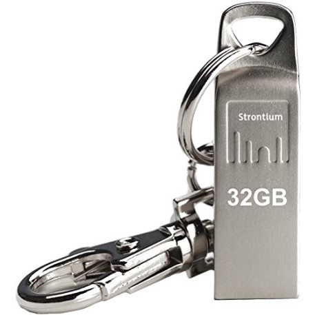 Strontium Ammo 32GB 2.0 USB Pen Drive (Silver) SR32GSLAMMO-1
