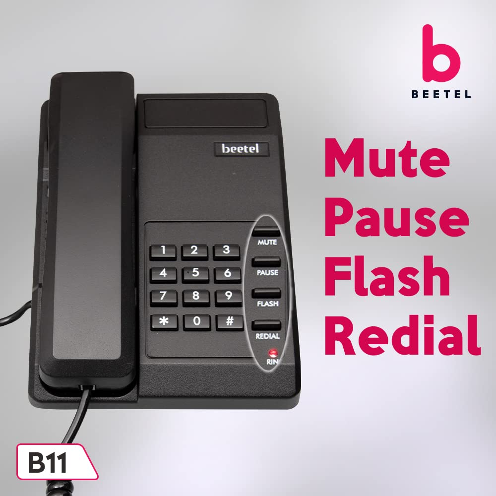 Beetel B11 Basic Corded Landline Phone Beetel B11 Basic Corded Landline Phone