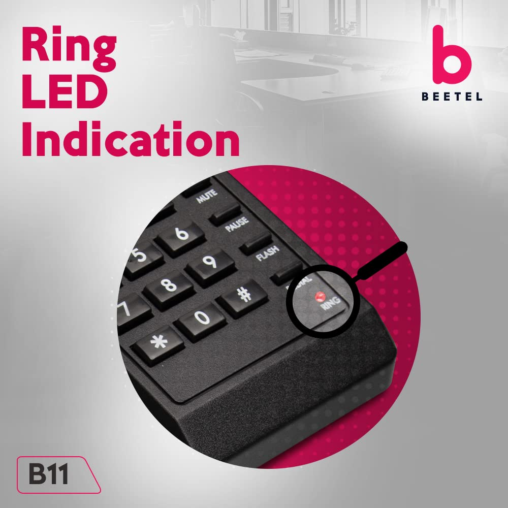 Beetel B11 Basic Corded Landline Phone Beetel B11 Basic Corded Landline Phone