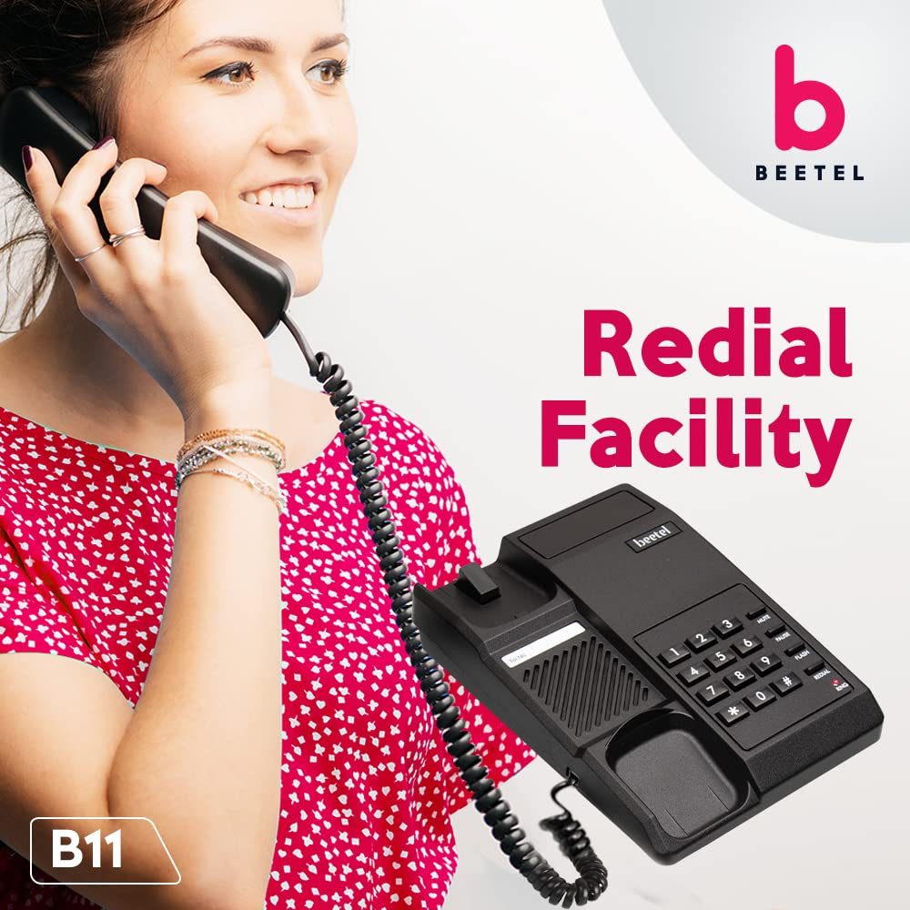 Beetel B11 Basic Corded Landline Phone Beetel B11 Basic Corded Landline Phone