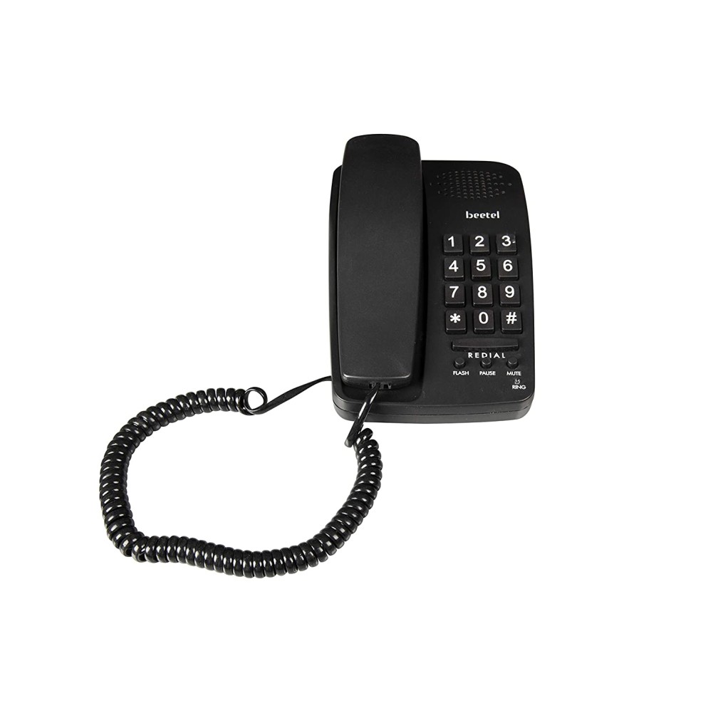 Beetel B15 Basic Corded Landline Phone B15 BLACK