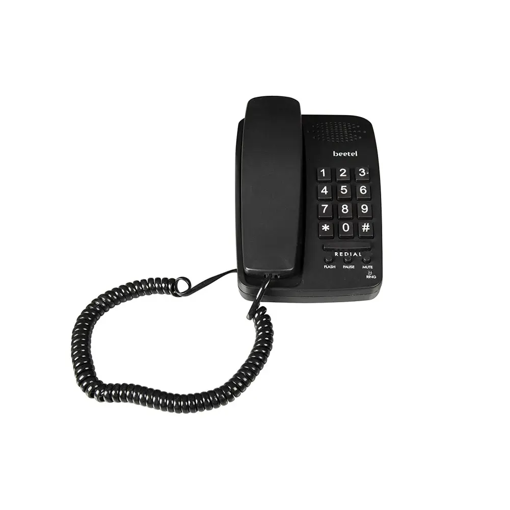Beetel B15 Basic Corded Landline Phone B15 BLACK