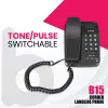 Beetel B15 Basic Corded Landline Phone B15 BLACK