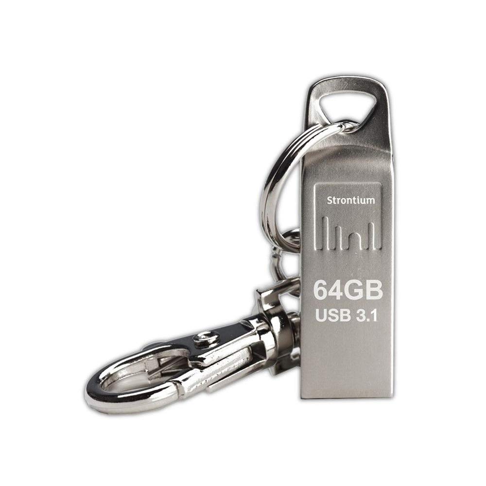Strontium Ammo 3.1 64 GB USB Flash Drive (Silver) SR64GSLAMMOY