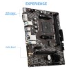 MSI A520M-A PRO Motherboard AMD Ryzen 3000 3rd Gen AM4 DDR4 M.2 USB 3.2 Gen 1 HDMI, Micro ATX 7C96-001R
