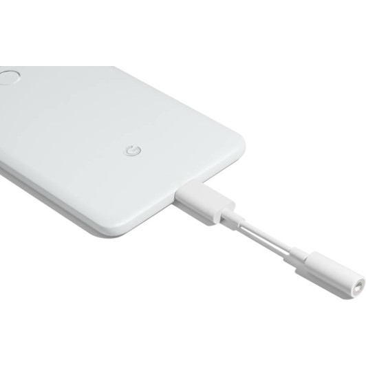 Google Pixel White USB Type C to 3.5 mm Adaptor Phone Converter (Android, iOS) Google Pixel White USB Type C to 3.5 mm Adaptor Phone Converter (Android, iOS)